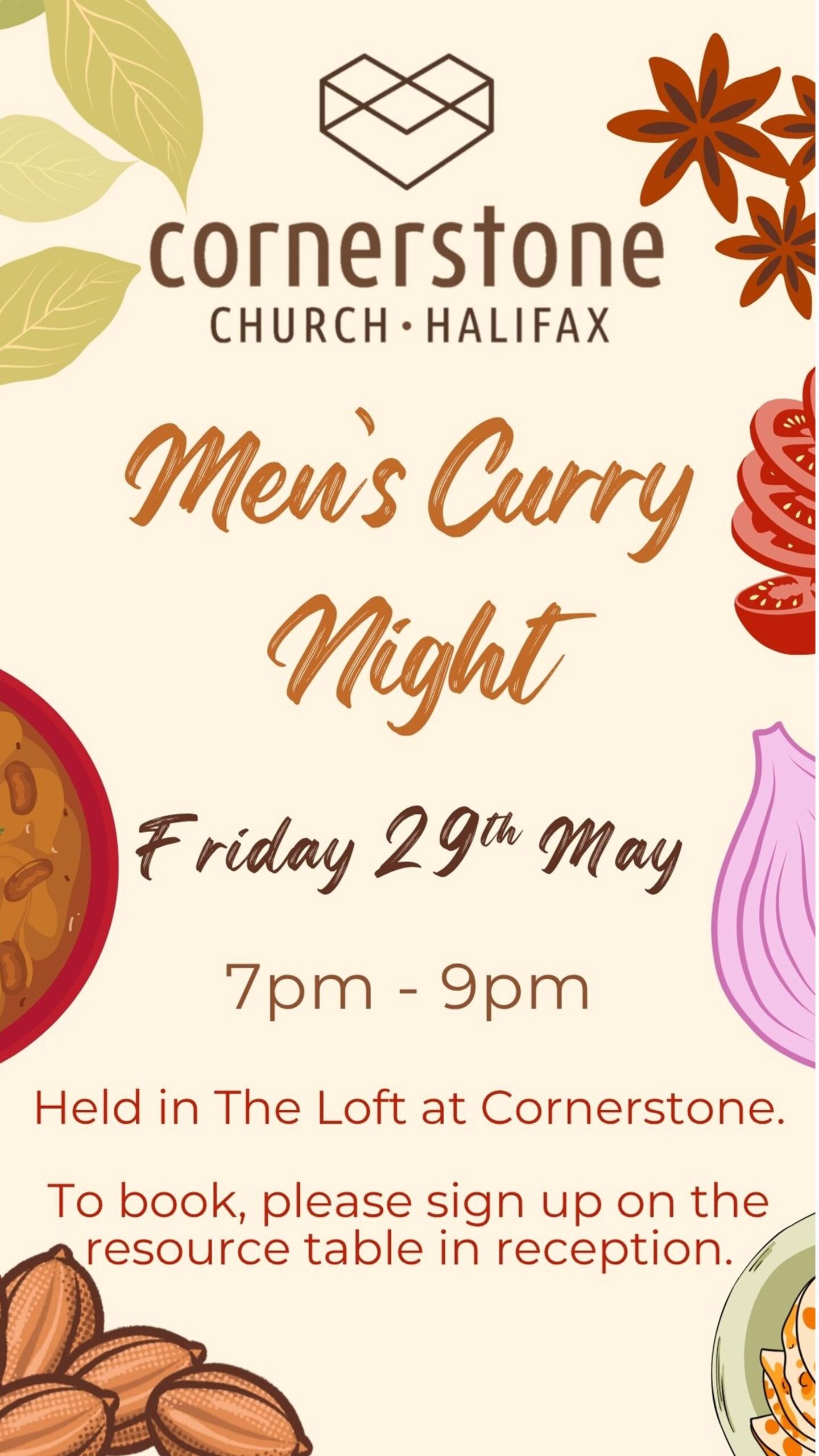 Men's Curry Night - 29 05 2026